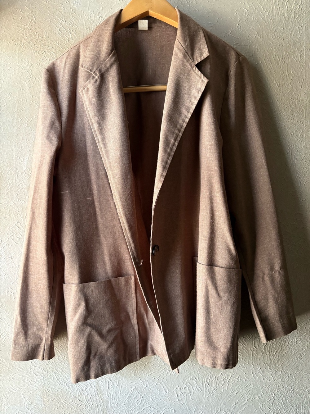 Women's Brown Tailored Blazer Jacket